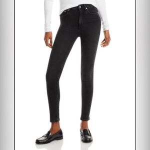 Rag & Bone Black High Rise Ankle Skinny Size 29